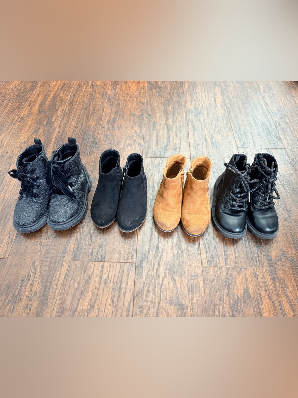 Lot of 4 Toddler Boots Sz 8: Cat & Jack and Old Navy